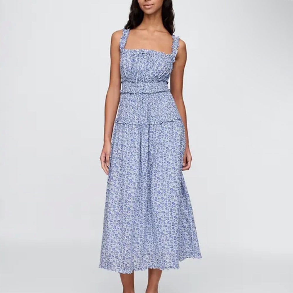 Gap X Doen Floral Midi Dress NWT
